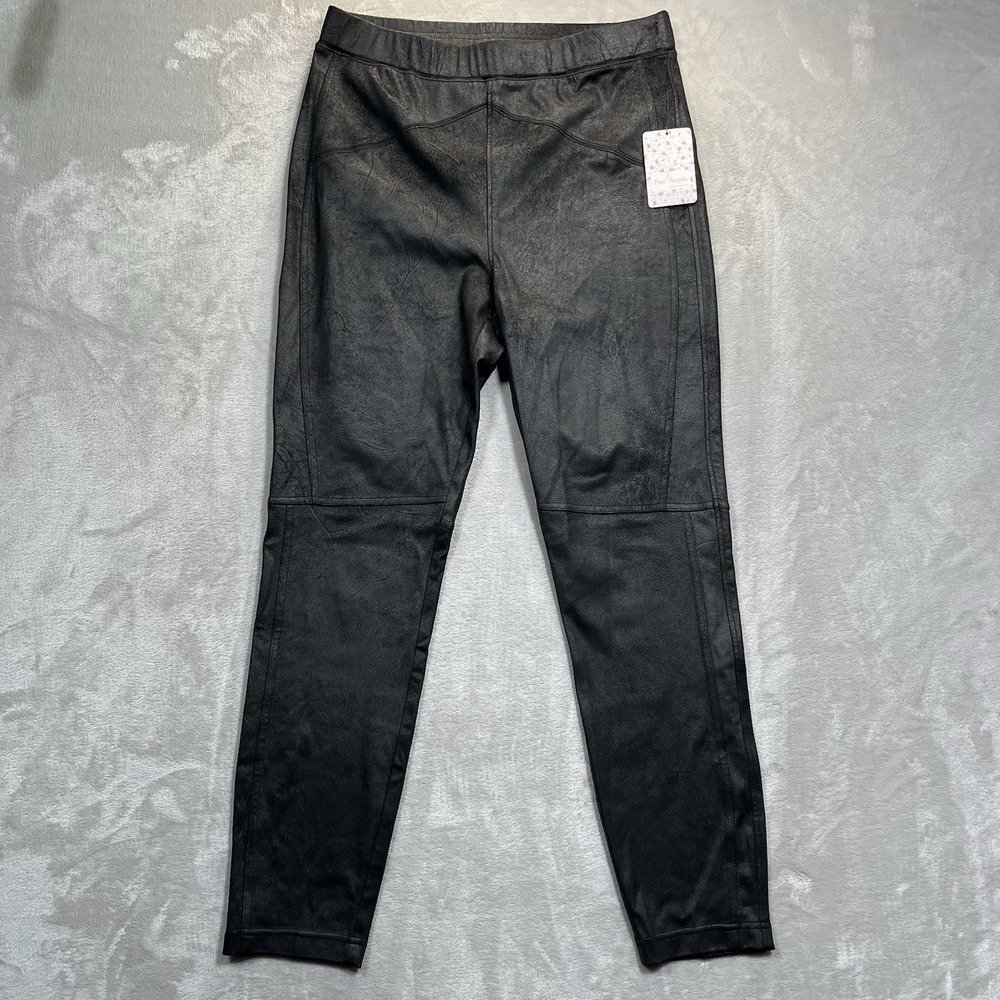 Free People Faux Suede Pants Leggings Size M‎ Vegan Jegging OB1015172 $78 MSRP